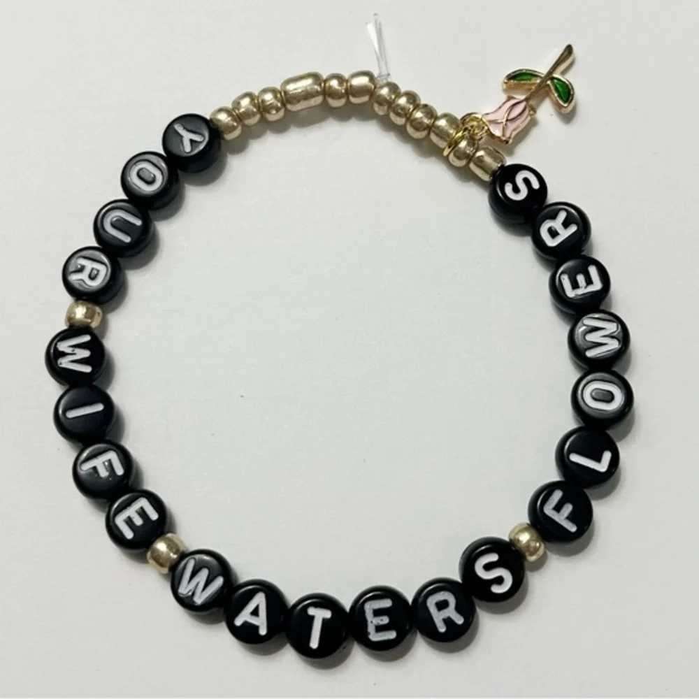 Taylor Swift Eras Tour Friendship Bracelet Your Wife Waters Flowers Fortnight